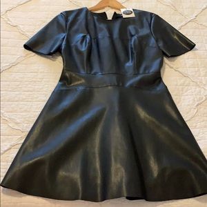 Vegan Leather Dress size medium